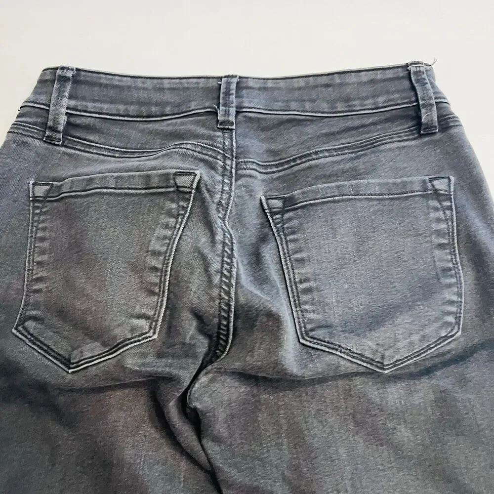 LOFT Women’s Curvy Skinny Jeans Black size 25/0 - Picture 3 of 5